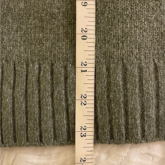 ABOUND COZY POLO SWEATER IN GREEN LICHEN IN SIZE XXL NWT - Picture 5 of 10